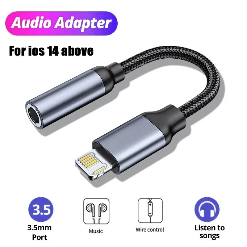 Earphone Splitter Jack - Câble AUX Jack 8 broches à