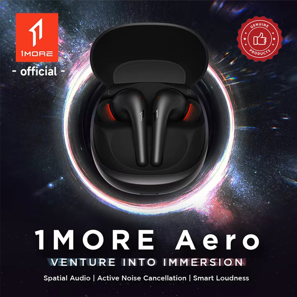 Bluetooth Headset On Ear - Écouteurs intra-auriculaires 1MORE Aero avec réduction