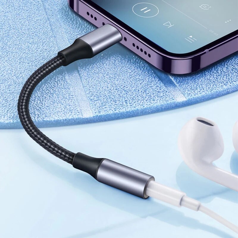 Câble AUX Jack 8 broches à 3.5 - Earphone Splitter Jack avis et prix