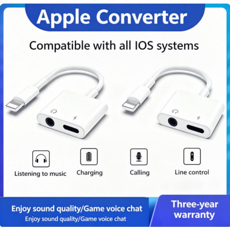 Adaptateur audio pour iPhone 1 - Earphone Splitter Jack avis et prix